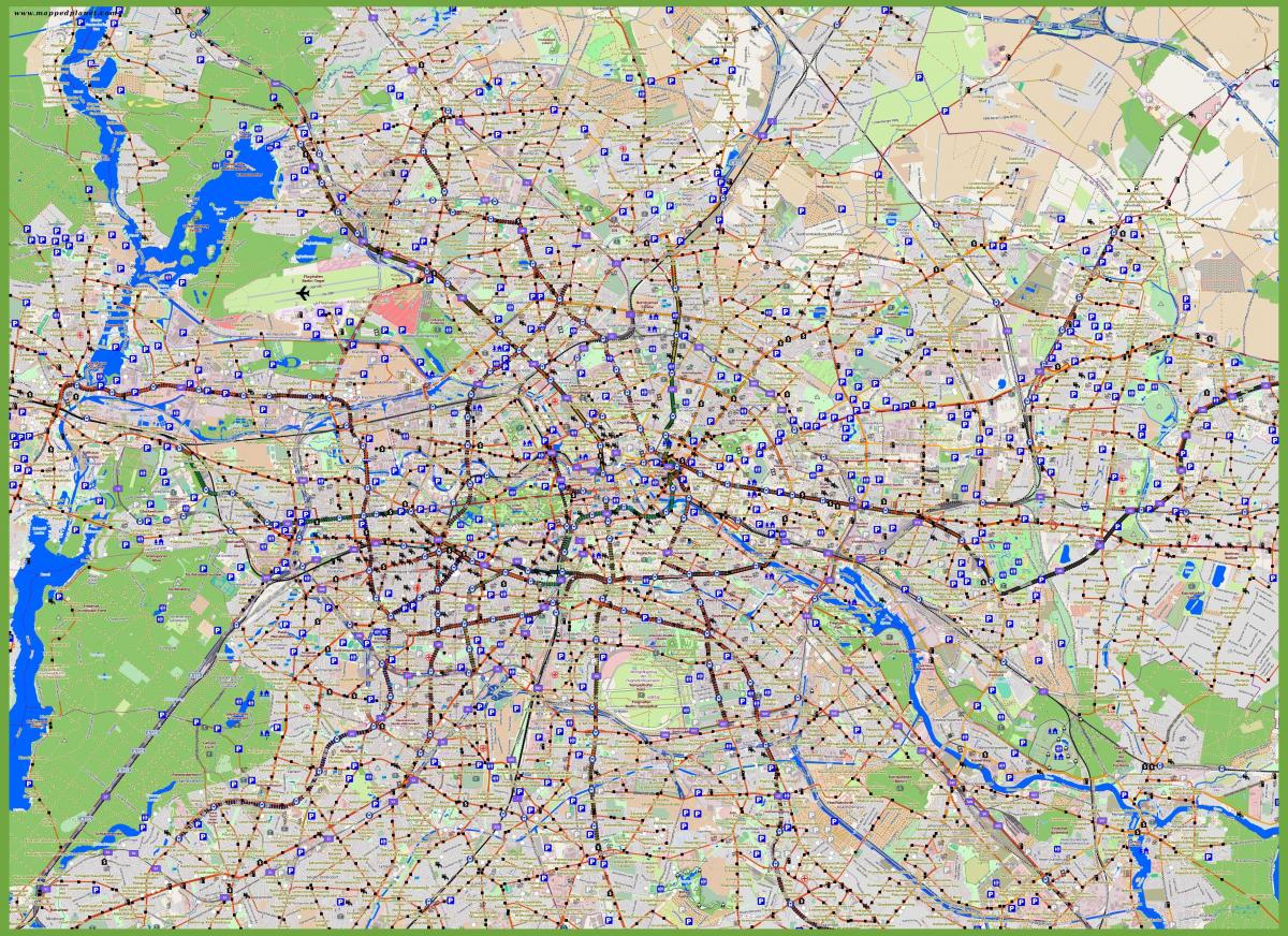 Берлин парковочных зон на карте