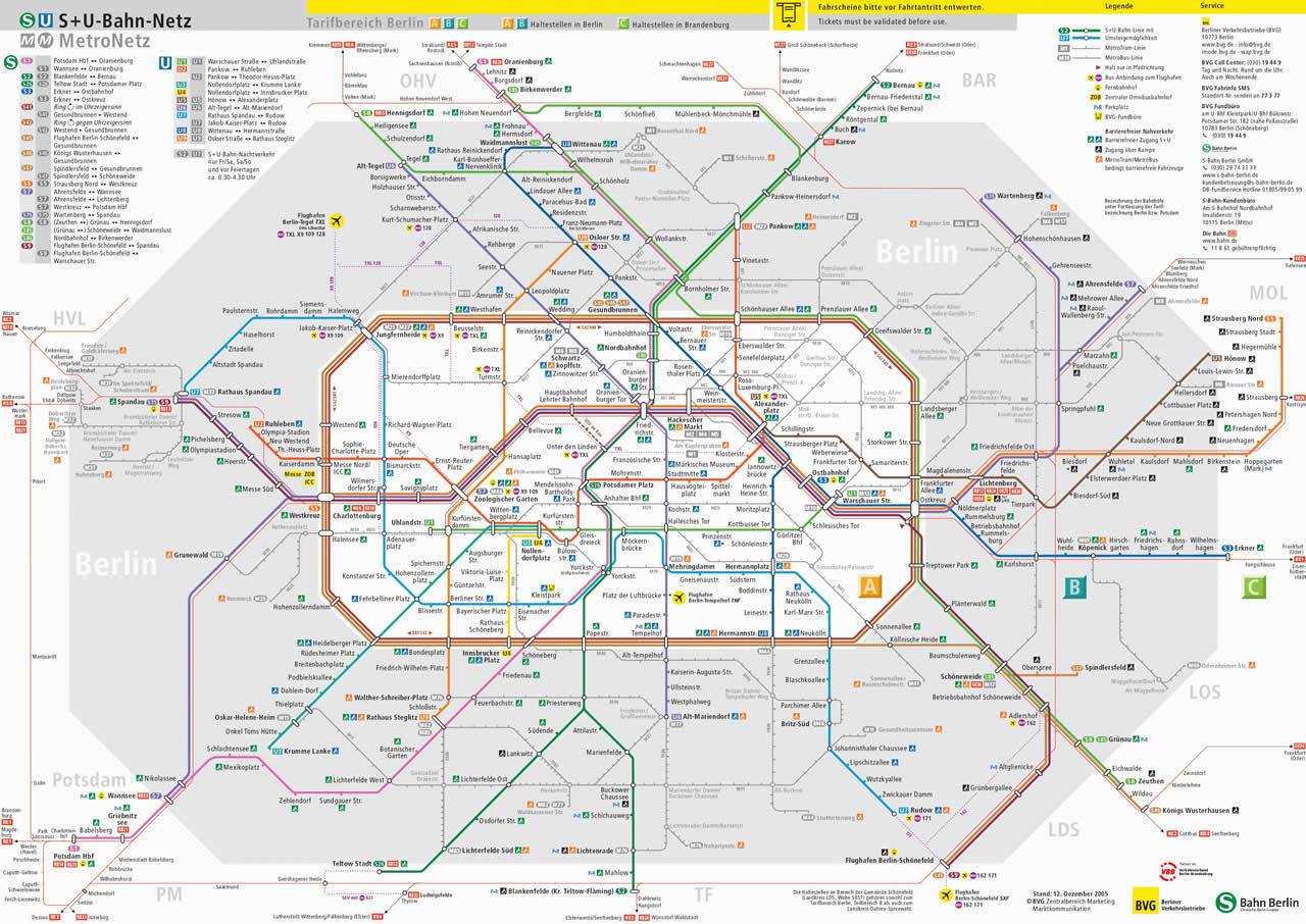 Метро схема германии