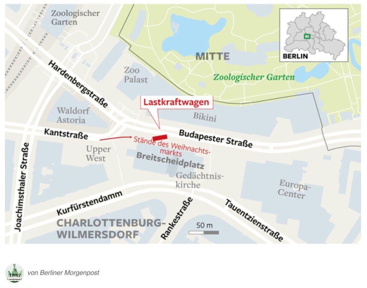 карта breitscheidplatz Берлин