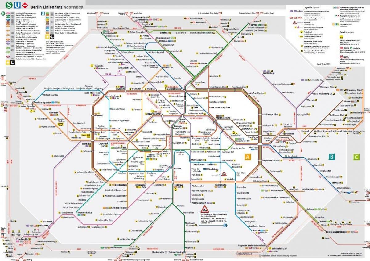 бвг метро карта