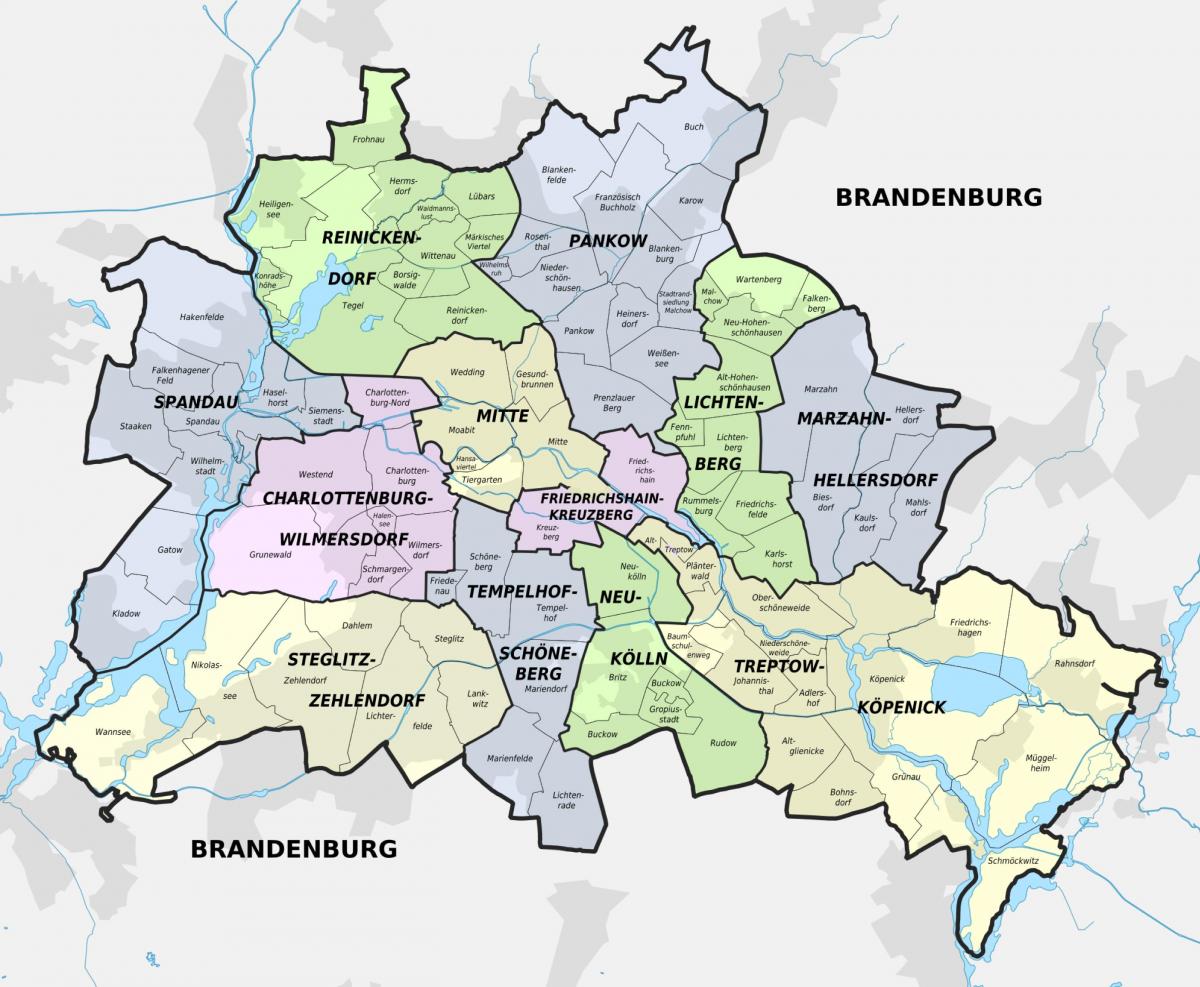 карта Берлина