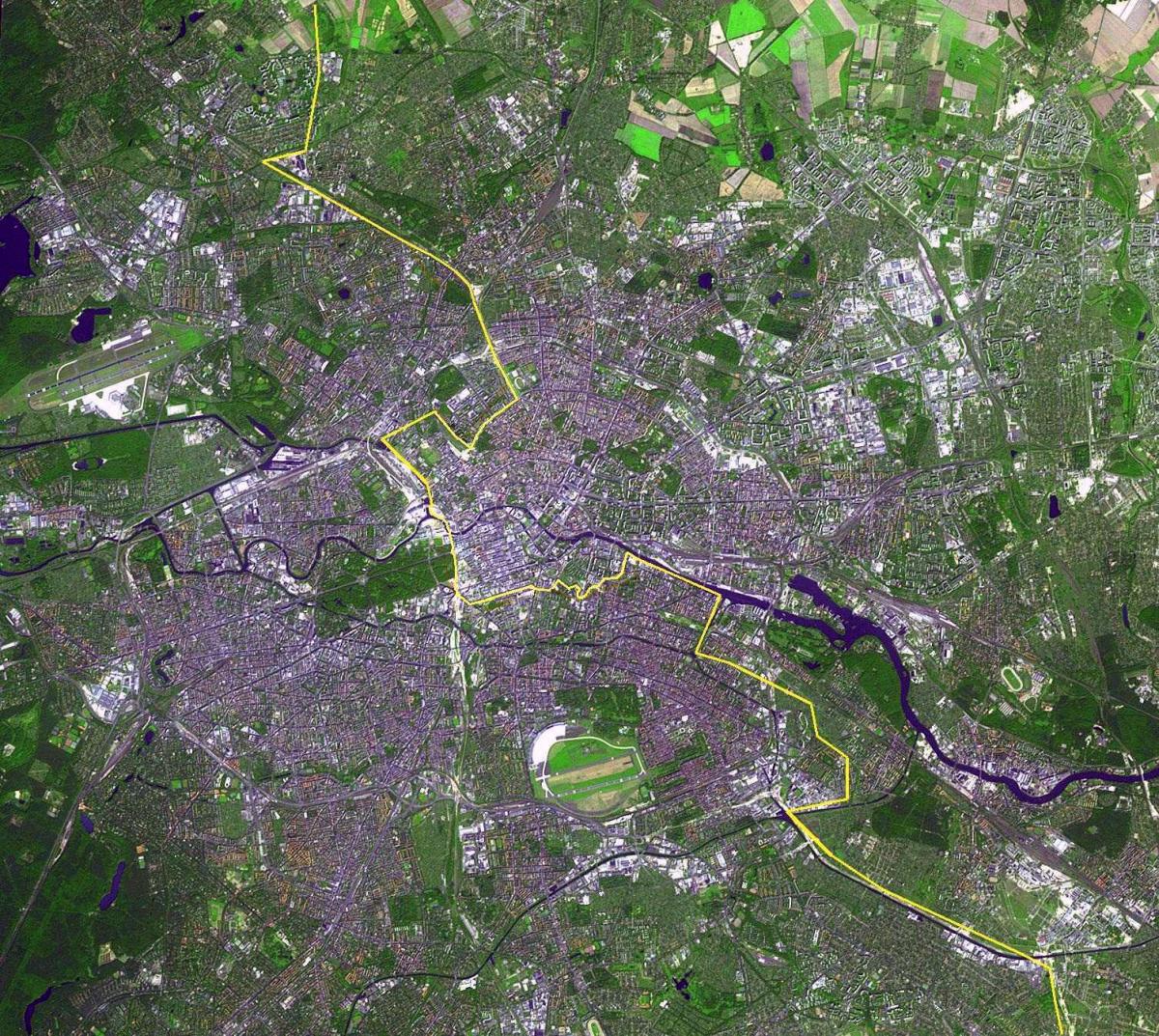 карта Берлина спутниковое