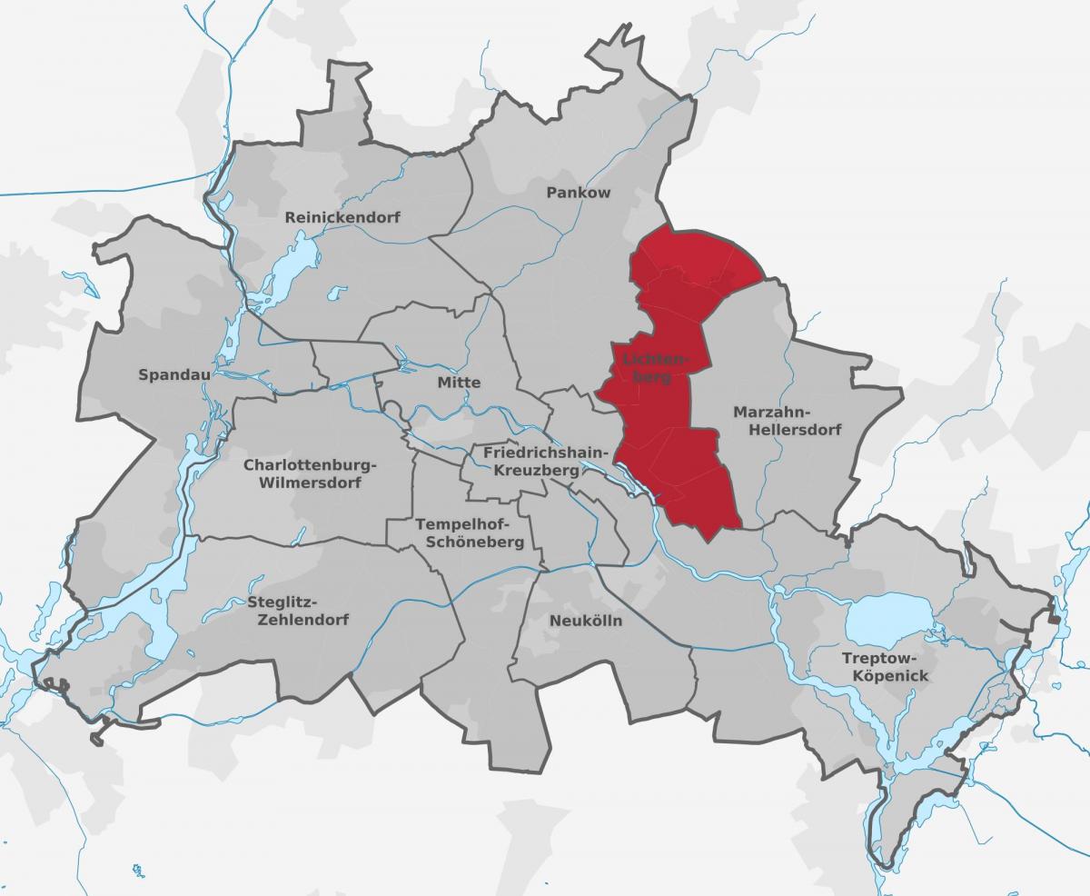 карта лихтенберг Берлин