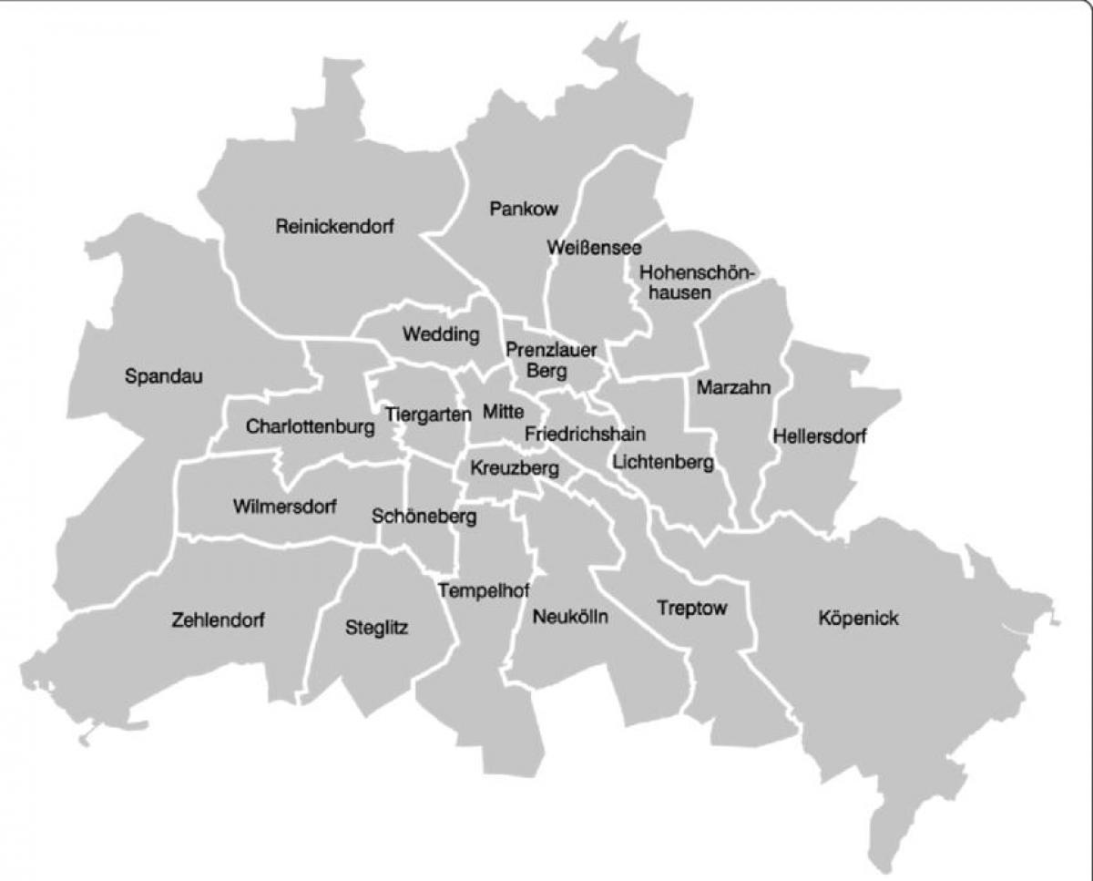 берлинские кварталы карте