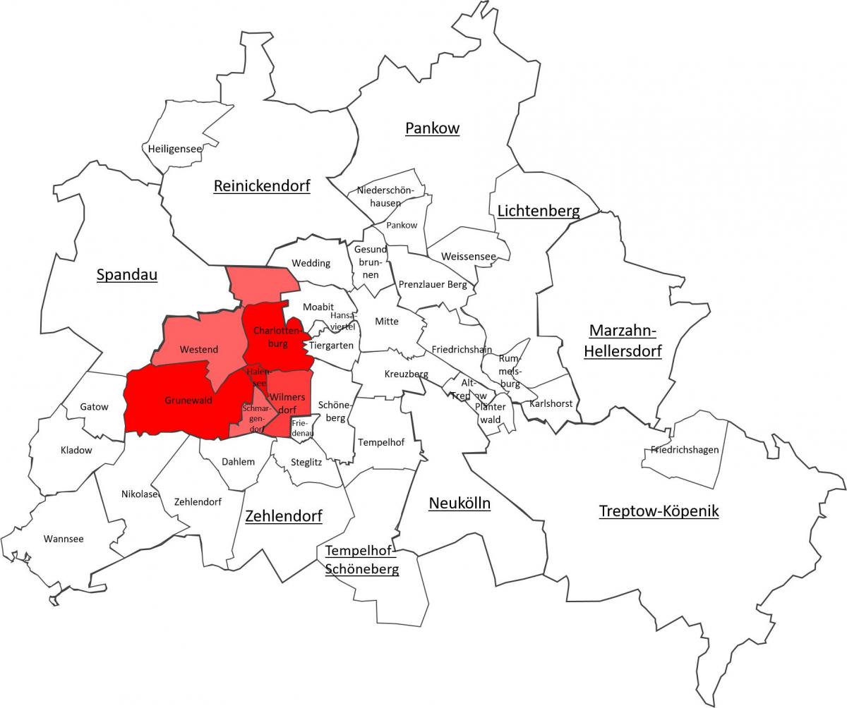 карта шарлоттенбург Берлин