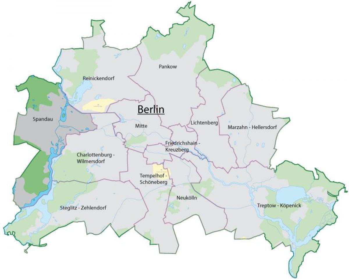 карта шпандау Берлин