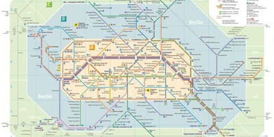 Карта метро Берлина