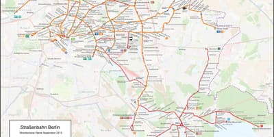 Карта метро Берлина
