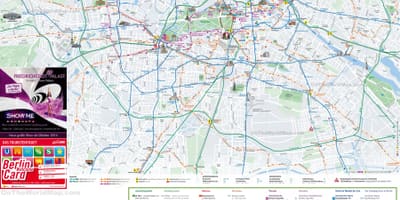 Достопримечательности Берлина карте