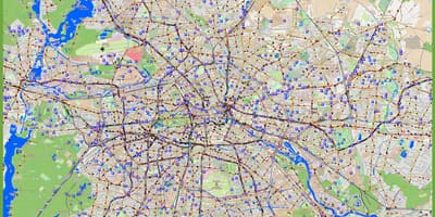Берлин парковочных зон на карте
