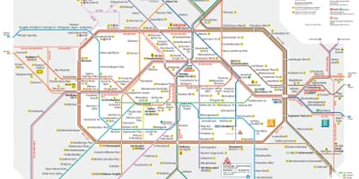 Карта Берлинского метро