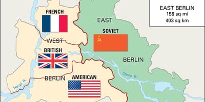 Карта Восточный Берлин западный Берлин