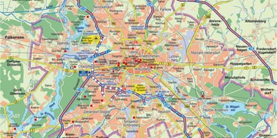 Берлин карта города