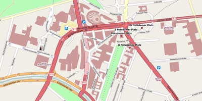 Карта потсдамер платц Берлин