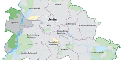 Карта шпандау Берлин