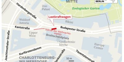 Карта breitscheidplatz Берлин