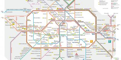 Карта Берлинского метро