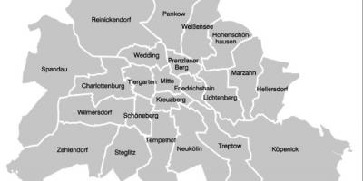 Берлинские кварталы карте
